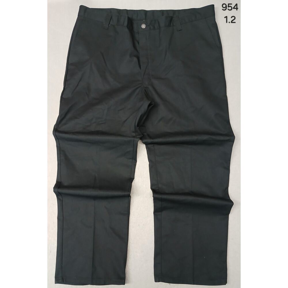 Dickies (42x30) Men's Black Relaxed Straight Leg Utility Trousers